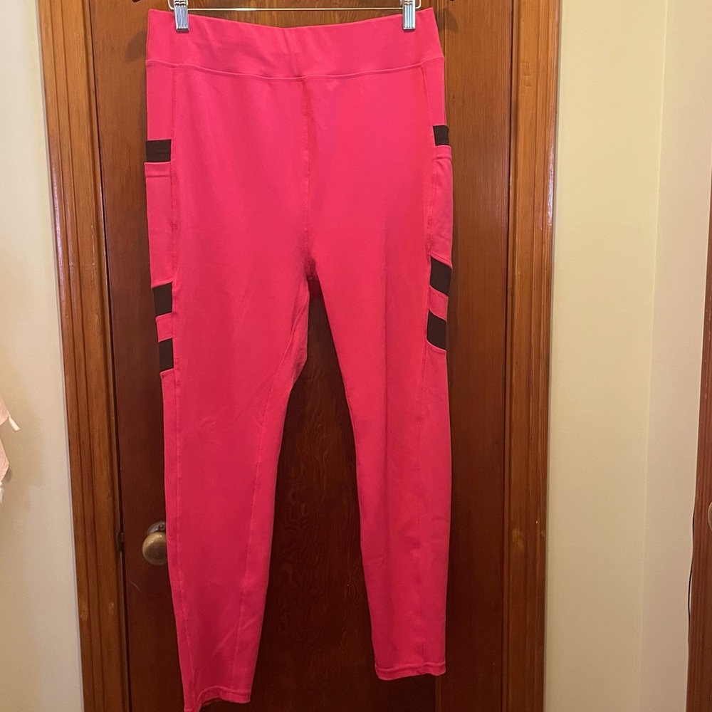 POPFIT “Violet” leggings with pockets, hot pink 2x
